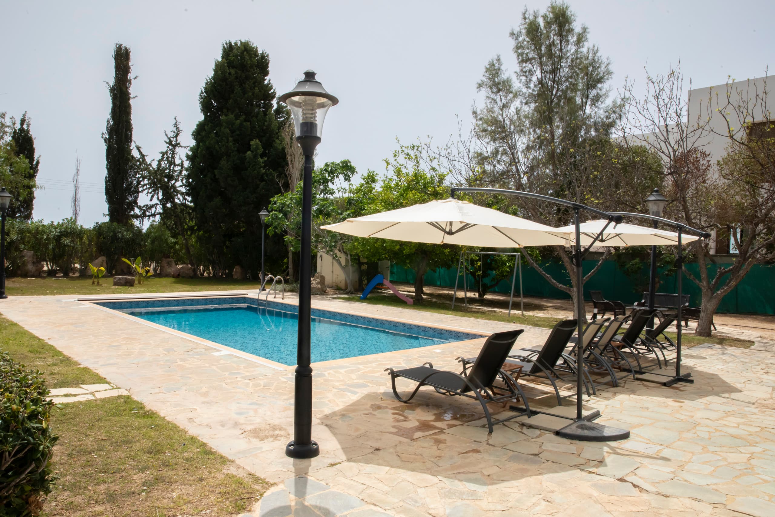 Existing five-bedroom villa, pool and mature gardens in Sea Caves, Peyia