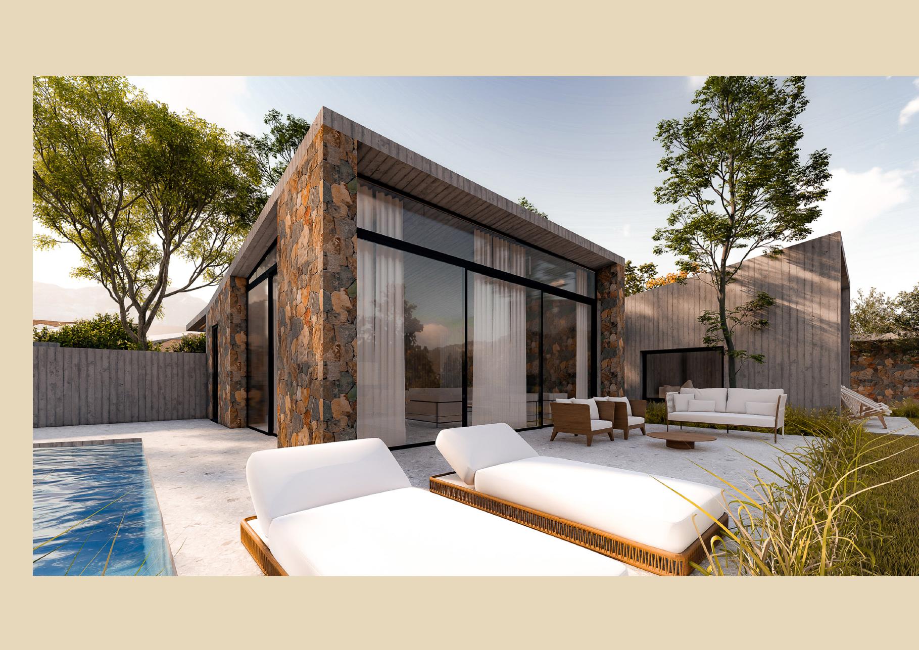 Architectural rendering of a single-storey Filandrea bungalow in Tala